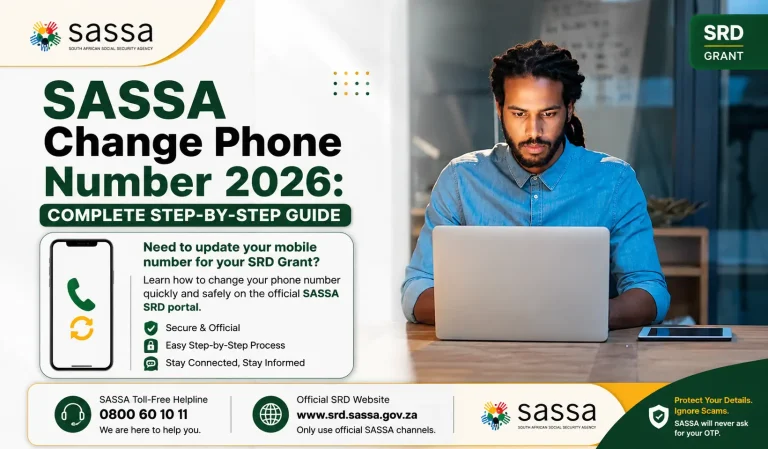 SASSA Change Phone Number 2026 step-by-step guide