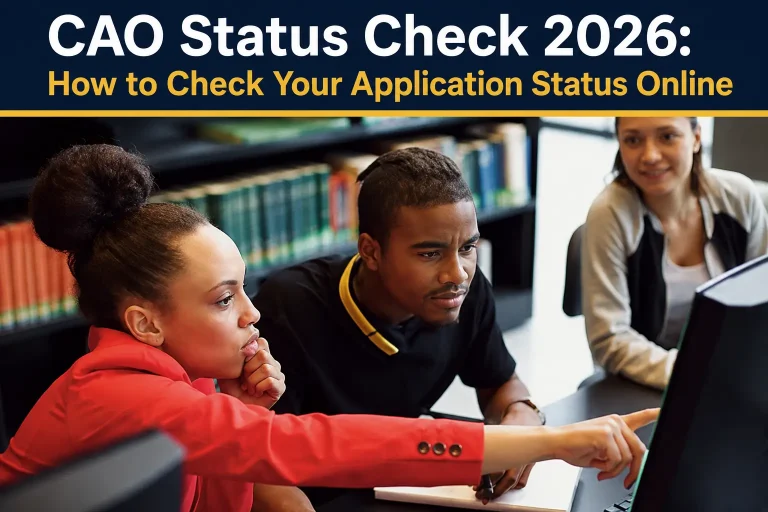 Alt Text: CAO Status Check application status online guide