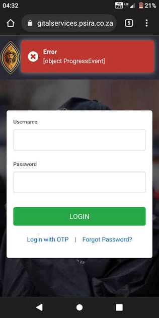 Common PSiRA login problems and solutions for accessing an online account