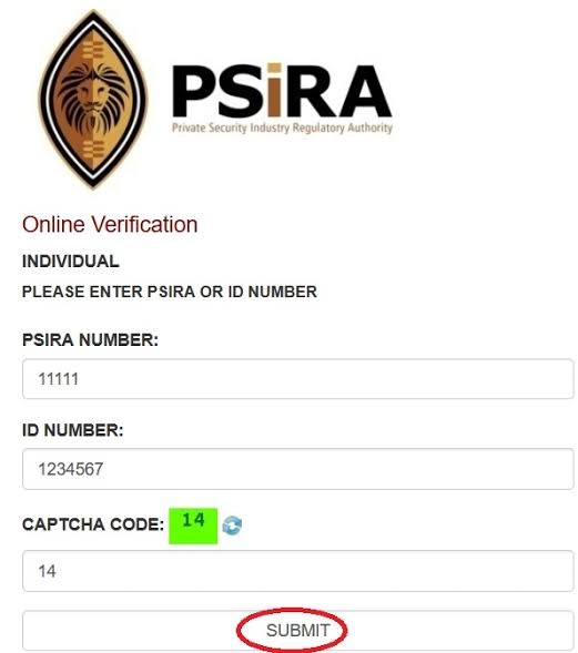 How to register for a PSiRA online account through the official portal