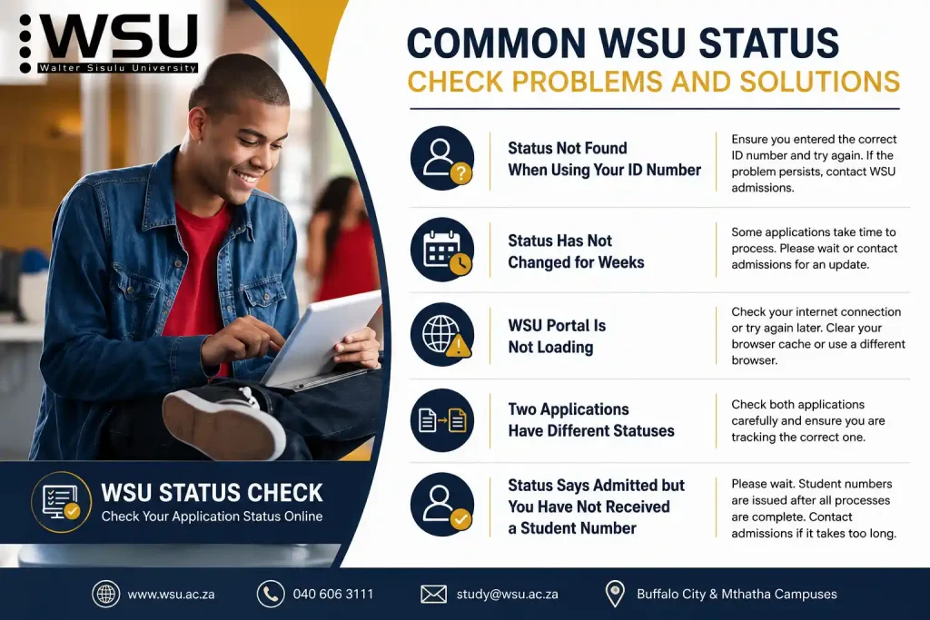 Common WSU Status Check Problems and Solutions for Applicants