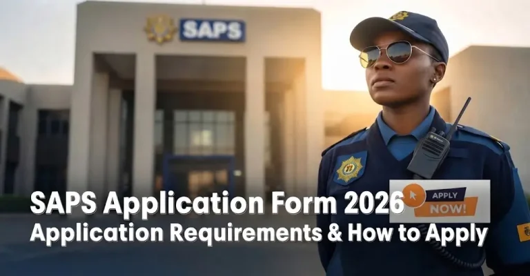 SAPS Application Form 2026 application requirements and how to apply