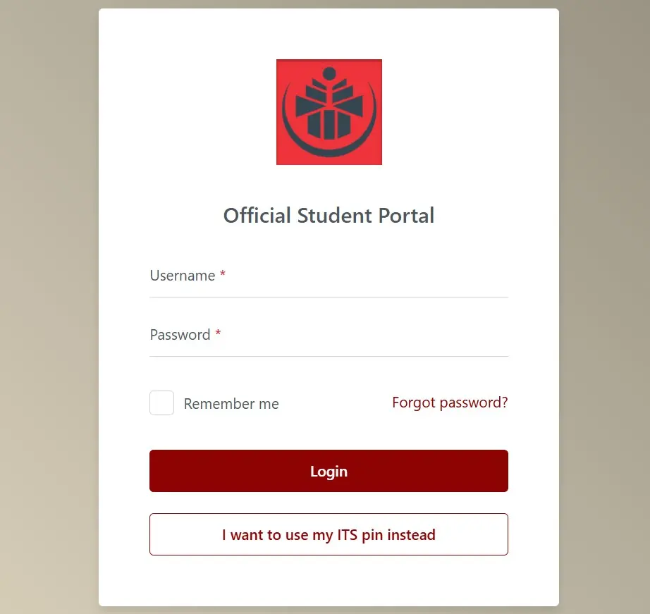 How to access the TUT student portal