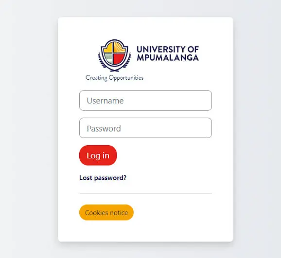 UMP Moodle Login student access