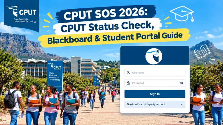 CPUT SOS status check, Blackboard and student portal guide