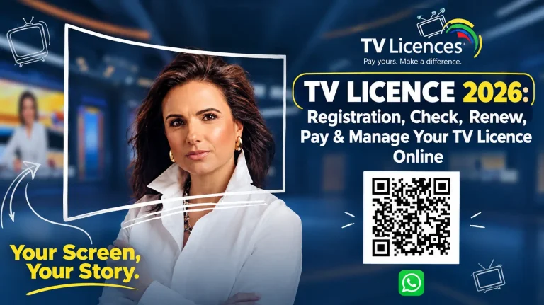TV Licence registration, check, renewal, payment and online account management